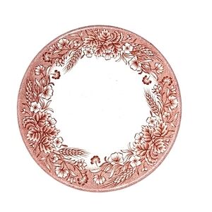 Vintage Churchill Brown Willow Saucer